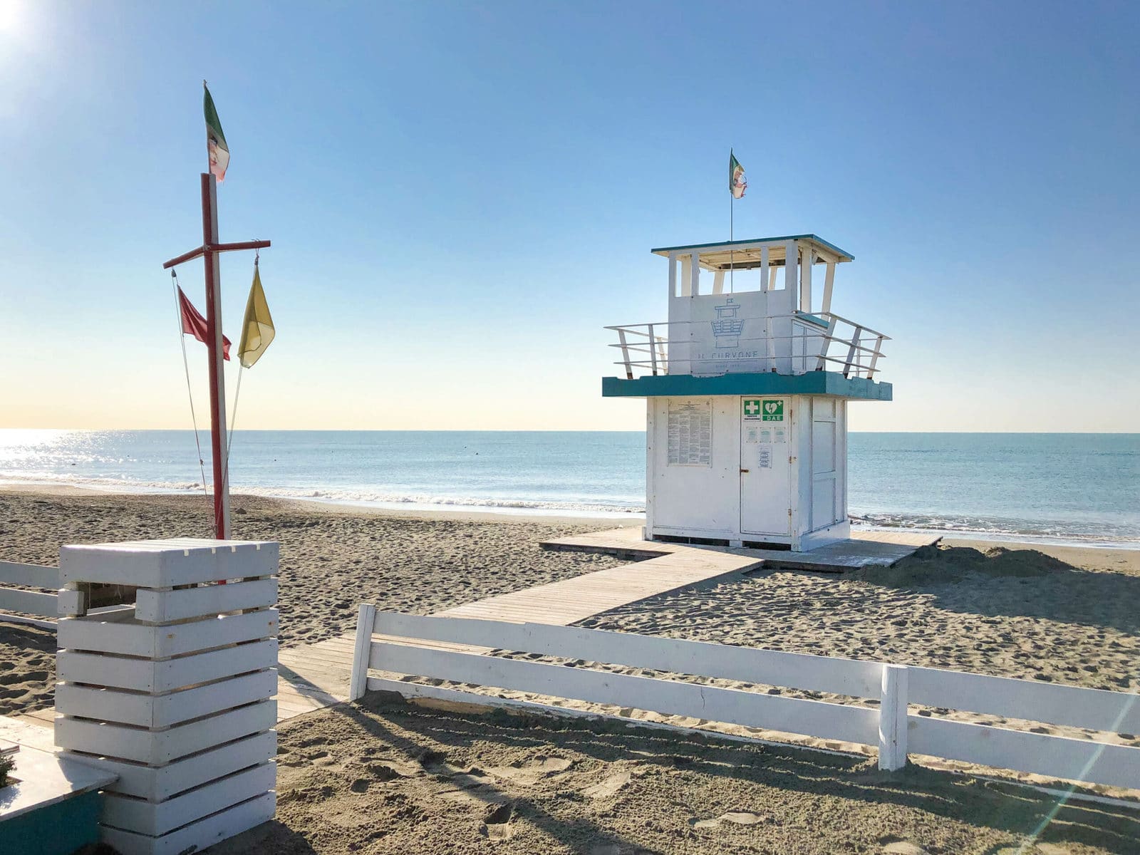 Hier machen die Römer Urlaub In Ostia, am Meer (Lido di Ostia)