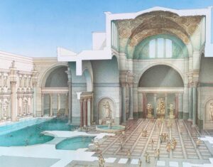 Caracalla Thermen nach dem Bau