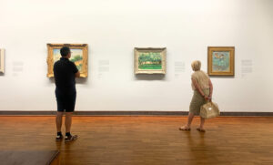 Albertina Wien, Paul Cezanne (mitte); Edgar Degas (rechts)