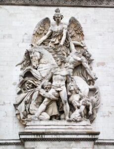 Der Widerstand, 1814, Arc de Triomphe, Paris