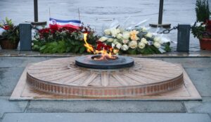 Ewige Flamme, Grab des Unbekannten Soldaten, Arc de Triomphe, Paris